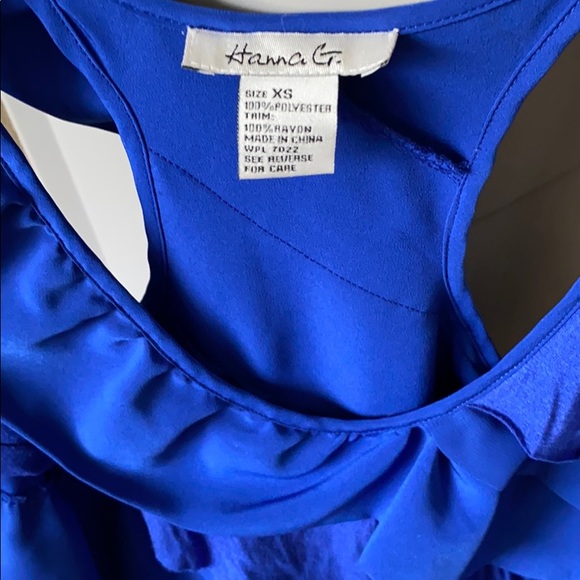 Hanna G. Ruffle Racerback Tank Top - Picture 2 of 3